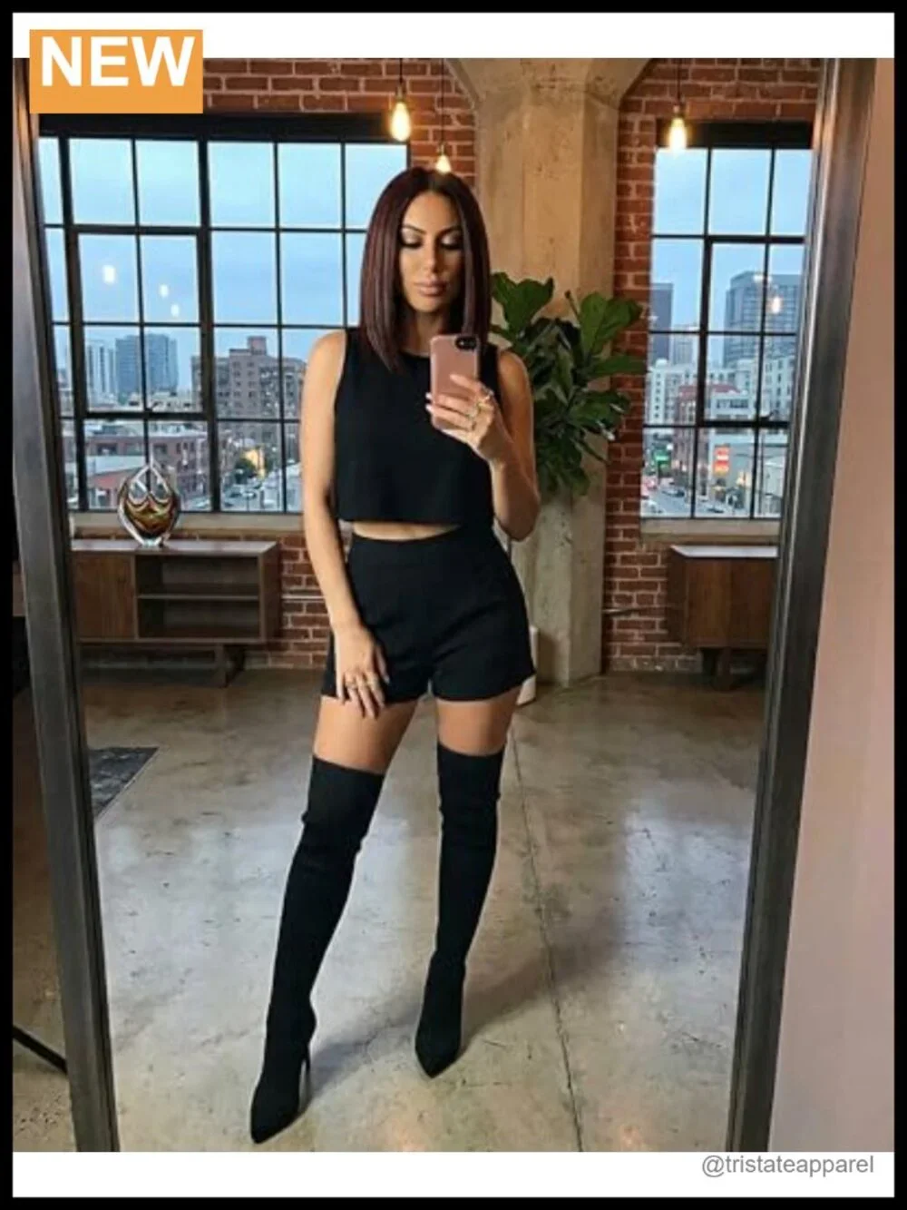 Over the Knee Knit Boots High Heel Pointed Toe Stiletto Women's 4